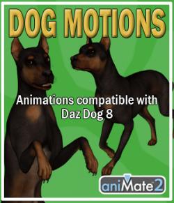 Dog Motions for Daz Dog 8