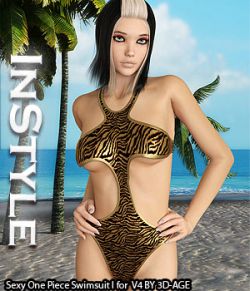 InStyle- Sexy One Piece Swimsuit I for V4A4G4S4Elite and Poser