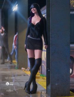 dForce Shadow Hive Outfit for Genesis 8 Female(s)