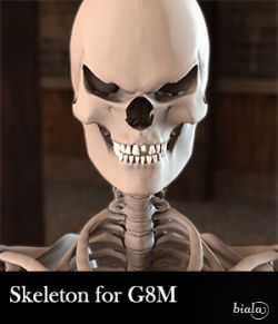 Skeleton for Genesis 8 Male