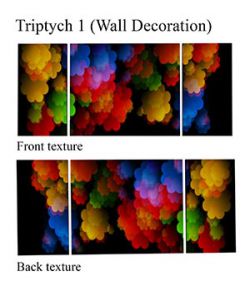 Triptych 1 - Wall Decoration FBX