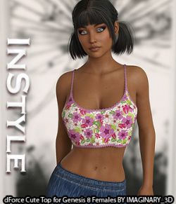 InStyle- dForce Cute Top for Genesis 8 Females