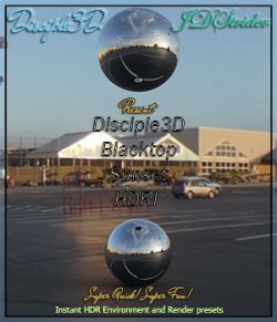 Disciple3D - Blacktop Sunset HDRI