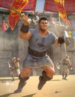 dForce Orelius Gladiator Outfit for Genesis 8 Male(s)