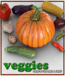 Exnem Veggies for Daz Studio Iray