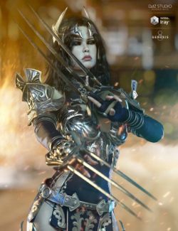 dForce Lilikh Outfit and Weapons for Genesis 8 Female(s)