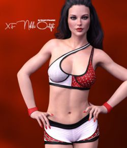 X-Fashion Nikki Sport Outfit for Genesis 8 Females