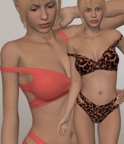 Two Piece Bikini I for V4A4G4S4Elite and Poser