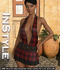 InStyle - JMR dForce Day Dreamer Short Dress for G3F and G8F