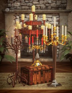 Candelabras with Morphing Candle