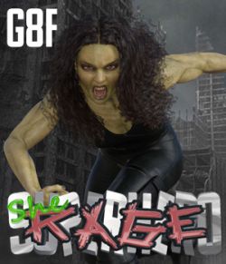 SuperHero She-Rage for G8F Volume 1