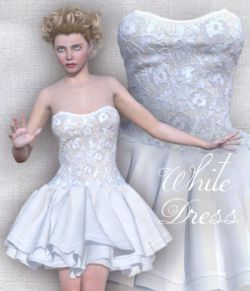 White Dress for V4 and Poser