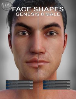 Face Shapes for Genesis 8 Male