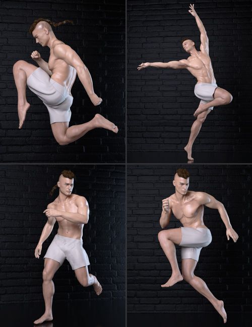 Dynamic Poses for Genesis 8 Male(s) 6.