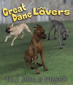 GREAT DANE Lovers Poses for Great Dane Breed