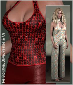 Grace Jumpsuit and 14 Styles for Project Evolution, V4, Dawn and Pauline