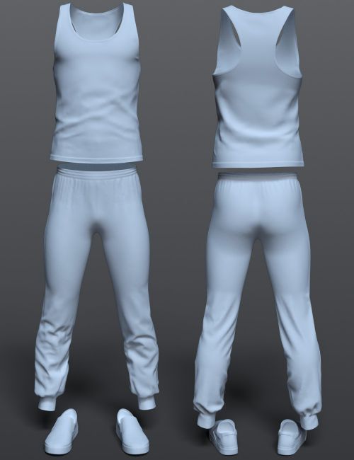 dForce Urban Casual Outfit for Genesis 8 Male | 3d Models for Daz ...
