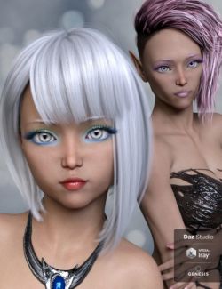 Akari and Alter Ego for Genesis 8 Female