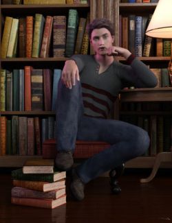 Sitting Poses for Genesis 8 Male