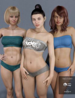 Mesmerizing Faces & Bodies for Genesis 8 Female