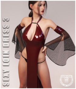 dForce Sexy Loin Dress 3 for Genesis 8 Female(s)