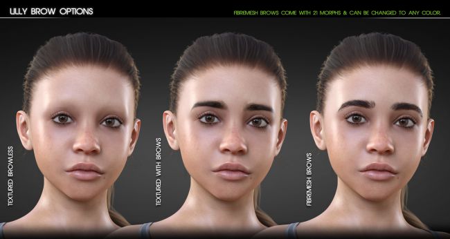 Lilly HD for Genesis 3 & 8 Female(s)