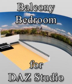 Balcony Bathroom - for DAZ Studio