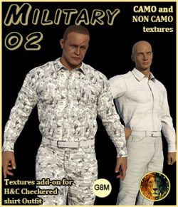 Military 02 for H&C Checkered Shirt Outfit for G8M