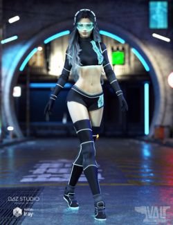 Zari SciFi Outfit for Genesis 8 Female(s)