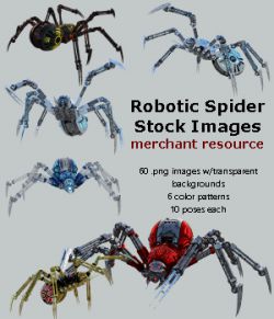 Robotic Spider Stock Image Pack_01