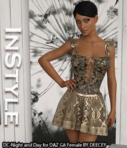 InStyle- DC-Night and Day for DAZ G8 Female