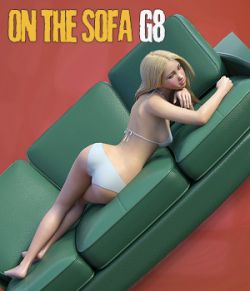 On The Sofa- Poses for Genesis 8 and Victoria 8