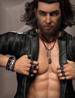 MD Rock Jewelry for Genesis 3 and 8 Male(s)