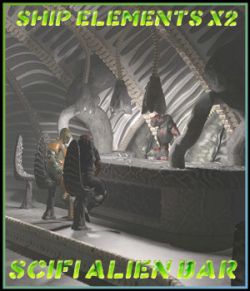 Ship Elements X2: SciFi Alien Bar