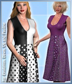 Julia Dress and 14 Styles for PE, V4, Dawn and Pauline