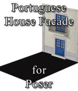 Portuguese House Facade- for Poser