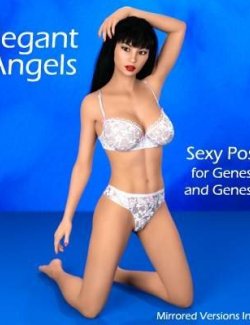Elegant Angels - Sexy Model Poses For G3F and G8F