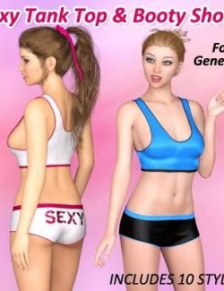 FXY Sexy Tank Top & Booty Shorts For G8F