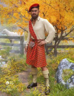 dforce Kilt for Genesis 8 Male(s)