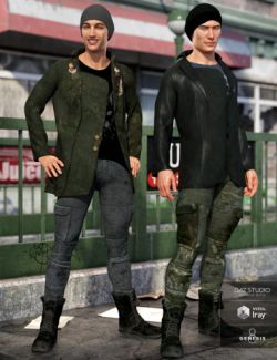 dForce Hot Shot Outfit Textures