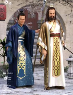 dForce Hanfu Outfit Textures