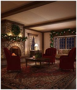 Winter Cottage Interior