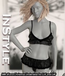 InStyle- JMR dForce Christmas Underwear for G3F and G8F