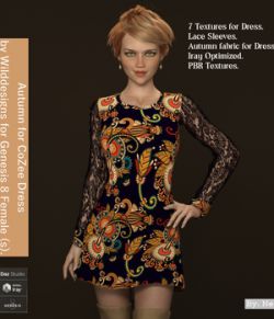 Autumn for CoZee Dress for Genesis 8 Females