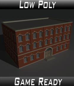 Low Poly Factory Building 4- Extended Licence