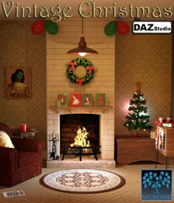 Vintage Christmas for Daz Studio