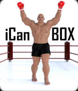 iCan BOX Poses for The Brute 8 and Genesis 8 Male in Daz Studio