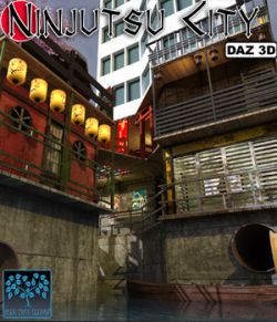 Ninjutsu City for Daz Studio