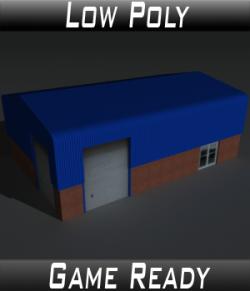 Low Poly Factory Building 7- Extended Licence