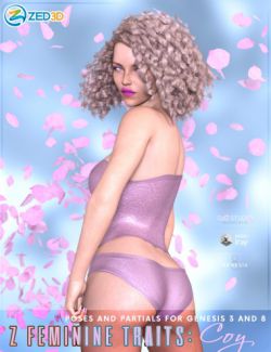 Z Feminine Traits: Coy Poses for Genesis 3 and 8 Female